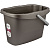 Ведро 13л Step прямоугольное антрацит