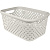 Корзина для хранения Rattan 30л молочный туман (то)