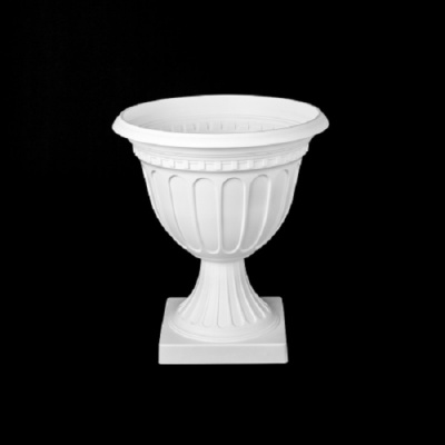 Вазон "Олимпия" 12л. на выс. ножке (белый)