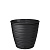 Горшок для цветов "Saffron" D177мм, 2,6л с поддоном (черный)