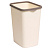 Ведро для мусора с фиксатором 33л "Tandem" (слон.кость/шоколад) (то)