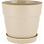 Горшок для цветов Villa de Fiori D170мм с поддоном 2л калифорнийский миндаль (то)