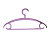 Вешалка пластиковая 42см (фиолет пастель)