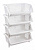 Этажерка "Универсал" 4-х секцион. (белый)(то)