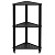Полка угловая VIKEA подвесная 3-х ярусная (черный) (то)