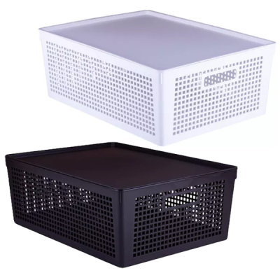 Корзинка TRAYMIX с крышкой 16,5л 415х310х153мм (то)