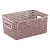 Корзинка "Вязь" 3л 235х173х105мм (розовый нюд) (то)