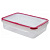 Контейнер для СВЧ 1,6л "ЭКСТРА ЛОК" L (красный) (то)