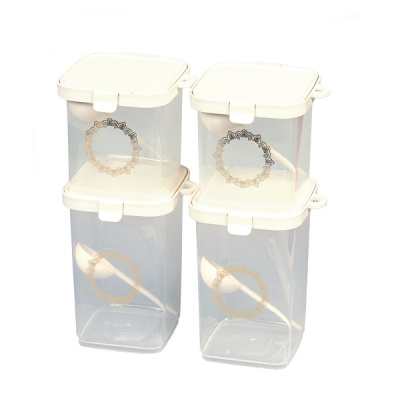 Набор ёмкостей д/сыпучих продуктов "Мечта" 4 шт. (2х0,75л;2х1,1л) (то)