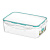 Контейнер для продуктов "Modena" прямоугольный 1л с защелками (бесцветный)