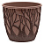 Кашпо Форест 3,5л. Коричневый/Мокачино