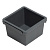 Лоток для хранения квадратный 82х80х50мм (серый) (то)