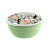 Миска "Latina" 3,2л с крышкой с декором (зеленый)