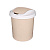 Контейнер для мусора "Palm" круглый 6л (бежевый)