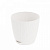 Горшок цв. "Флис" 1,2л с прикорневым поливом (белый)