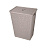 Корзина для белья "Wenge" 48л, 427х295х562мм (серый)