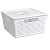 Коробка "Лофт" 11л с крышкой квадр.(белый)  (то)