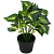 Цветок искусственный h-25см, в пластиковом горшке