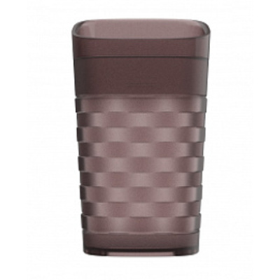 Стакан для зубных щеток Glam без разделителя (шоколад) (то)