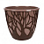 Кашпо Форест 3л Коричневый/Мокко