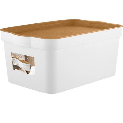 Ящик для хранения 7,5л Keeplex Wood (то)