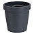 Кашпо Терра 1,1л Антрацит d13 h12,8см 