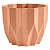 Кашпо Геометрия 0,8л Персиковый