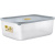 Контейнер д/продуктов Vanilla прямоуг. 4,5л с гибк.крышк. трюфель
