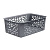 Корзина Leaves 2,3л 222х153х81мм (серый)(то)