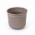 Горшок цв. "Сканди" 2л (с дренажной вставкой)(какао)