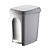 Контейнер для мусора педальный 7л (св.-серый) (то)