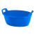 Таз Блеск овальный 12л (синий)