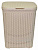 Корзина для белья "Ротанг" 60л. с крышкой (латте) (то)