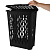 Корзина для белья 37л Black (то)