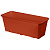 Ящик балконный "Basil", 40см (терракотовый)