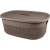 Корзина для хранения с крышкой OSLO 12л шоколадный мокко (то)