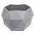 Кашпо Топаз 2,5л Серый жемчуг d21,8 h15см
