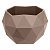 Кашпо Топаз 2,5л Мокачино d21,8 h15см