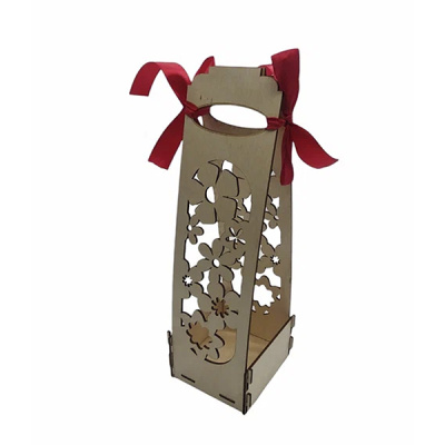 Коробка подарочная 12,5*12,5*35см ДомВуд Ромашки