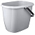 Ведро "Etna" прямоугольное 12л (серый)
