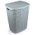 Корзина для белья ROSO 50л серый (то)