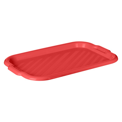 Поднос "Verona" прямоугольный 430х275х25мм (красный)
