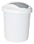 Контейнер для мусора 12л Vogue белый (то)
