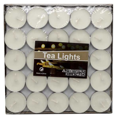 Свечи чайные белые 50шт в упаковке