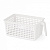 Корзина для хранения с ручкой (белый)(то)