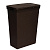 Корзина для белья узкая с крышкой 50л "Береста" (венге)  (то)