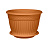 Кашпо Византия 3л Терракот