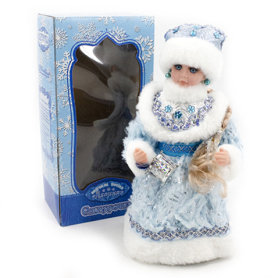 Фигурка  НОВОГОДНЯЯ декоративная "Снегурочка" 30см