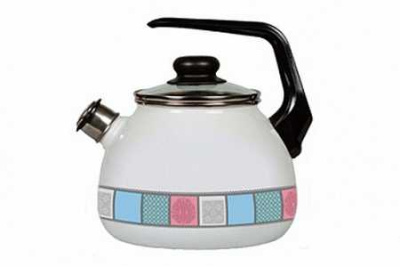 Чайник эмал 3,0л со свистком Пастель ТМ Appetite