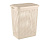 Корзина для белья 50л 420*310*560см (бежевый)(то)